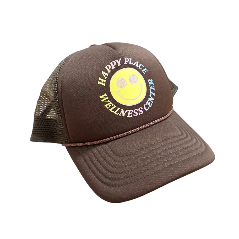 Urban Outfitters Coney Island Picnic Happy Place Wellness Center trucker hat